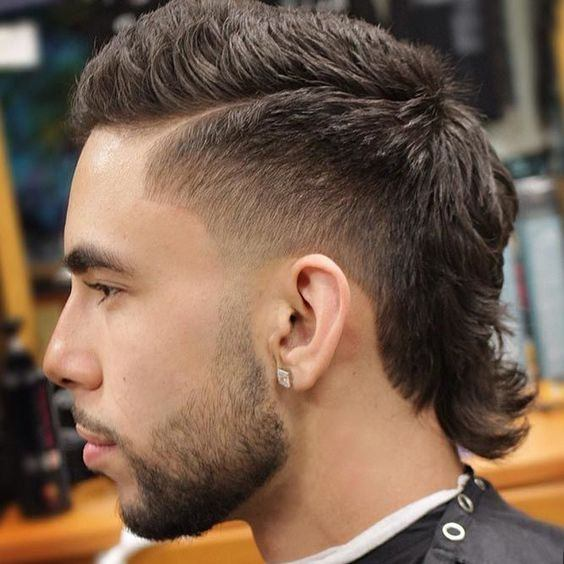Side view of a guy rocking the hairstyle