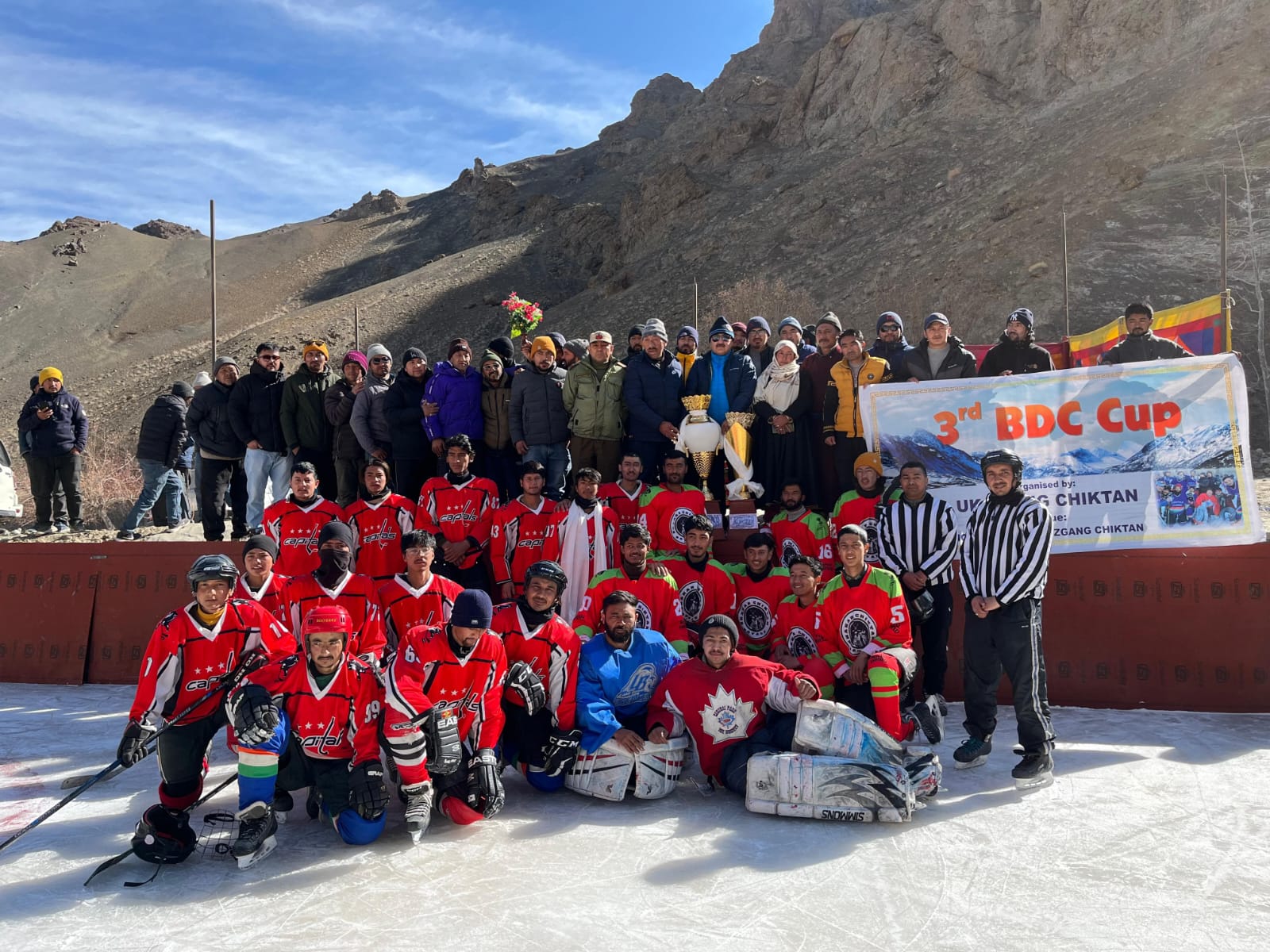 Winter Sports Thrive in Kargil as 15th CEC Ice Hockey Championship Kicks Off