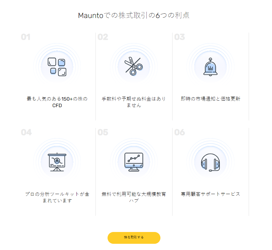 Mauntoでの株取引の利点