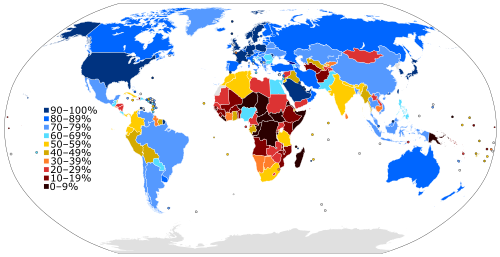 The internet: connecting people and information across the globe.