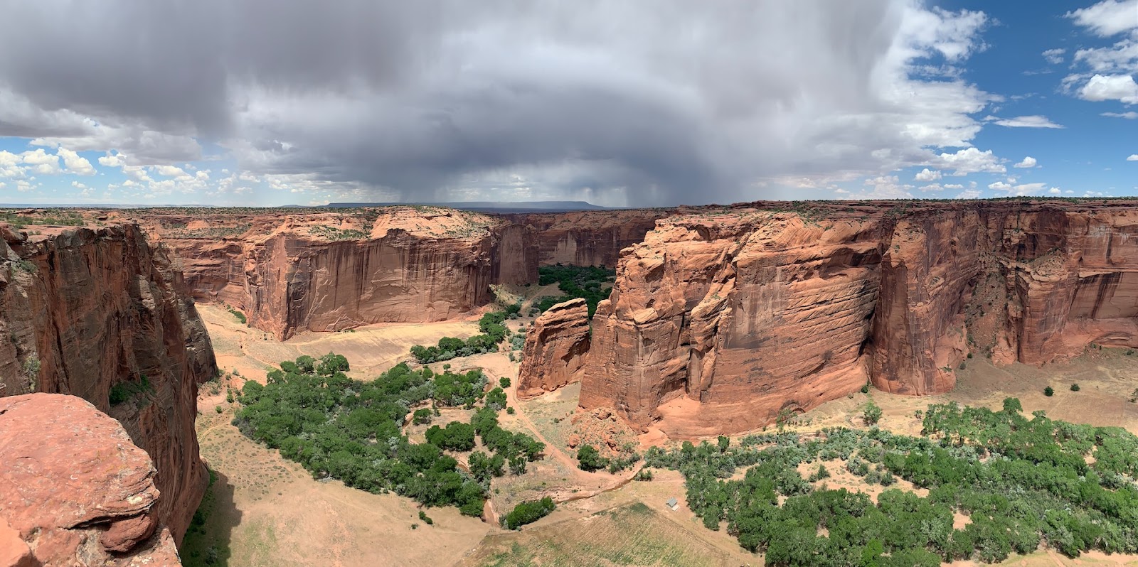 ON a Four Corners Road Trip you'll want to stop at Canyon de Chelly National Monument.