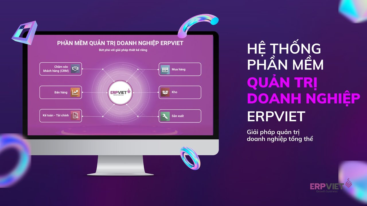 Phần mềm quản trị hoạt động doanh nghiệp ERPViet