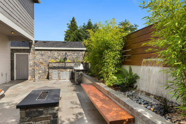 top water features to install for your outdoor living space modern water wall custom built michigan