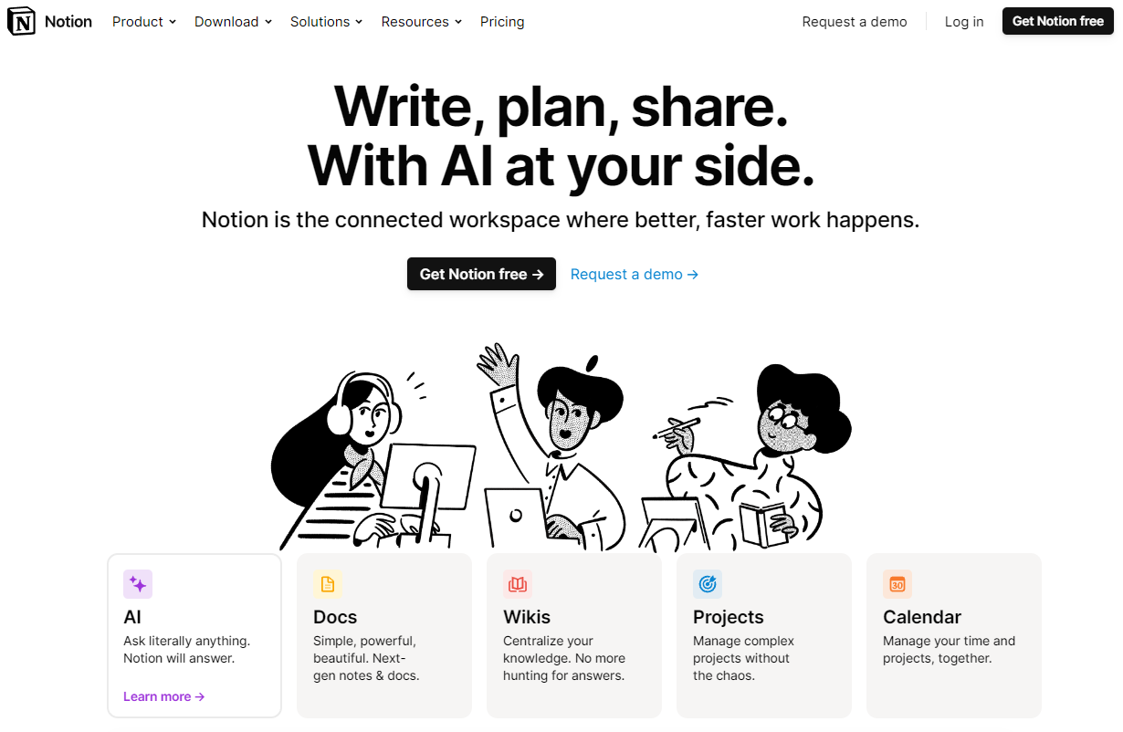 Notion: Write, plan, share with AI at your side