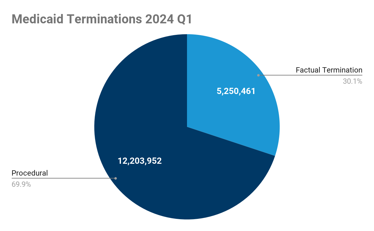 Medicaid Termination type 2024 q1