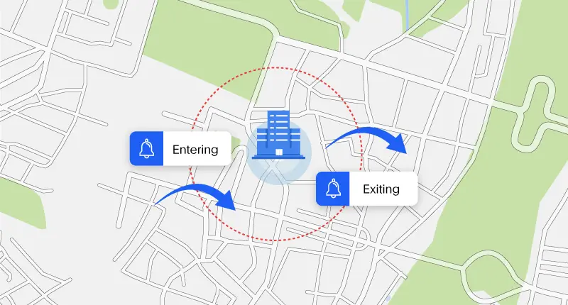 Geofencing for time tracking