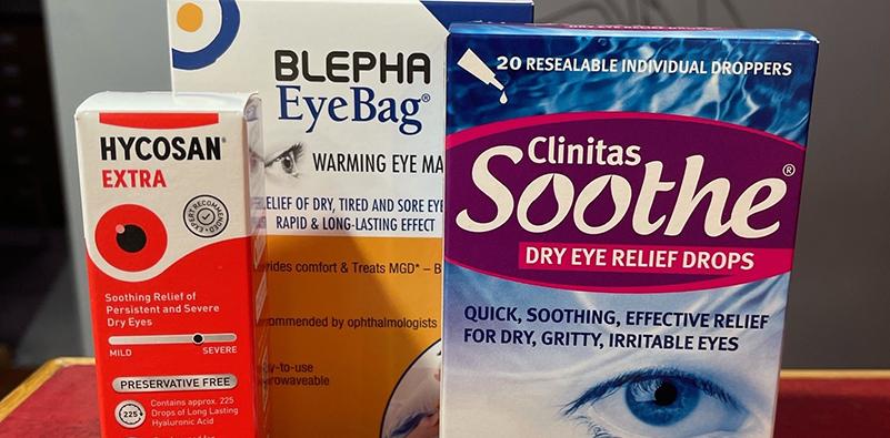 Dry Eye Treatments at Robinson Optometrists, Opticians in Whitley Bay