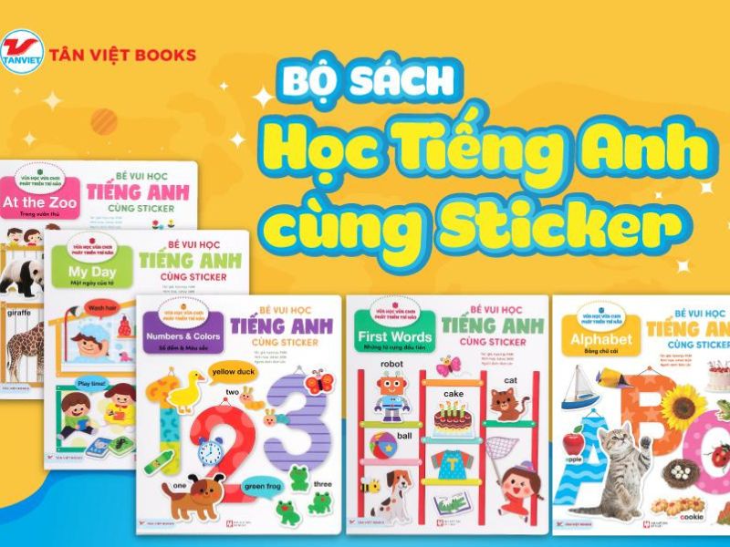 Bé vui học tiếng Anh cùng sticker 