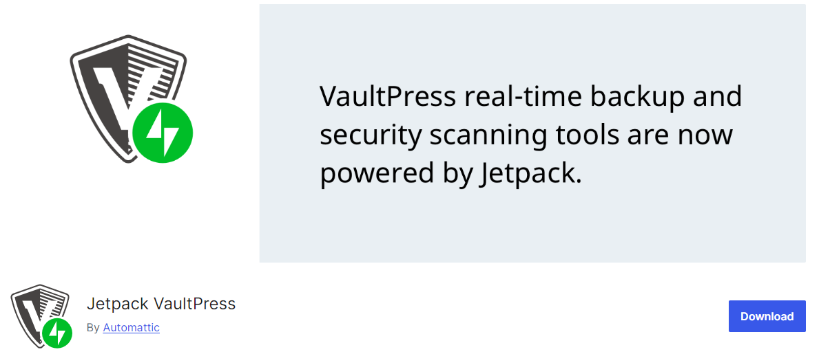 Jetpack VaultPress