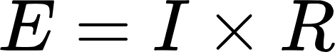 {"backgroundColor":"#ffffff","font":{"family":"Arial","size":11,"color":"#000000"},"aid":null,"type":"$$","code":"$$E=I\\times R$$","backgroundColorModified":false,"id":"5","ts":1712966199148,"cs":"md3DRnPqRUNggeyImXNAXg==","size":{"width":77,"height":12}}