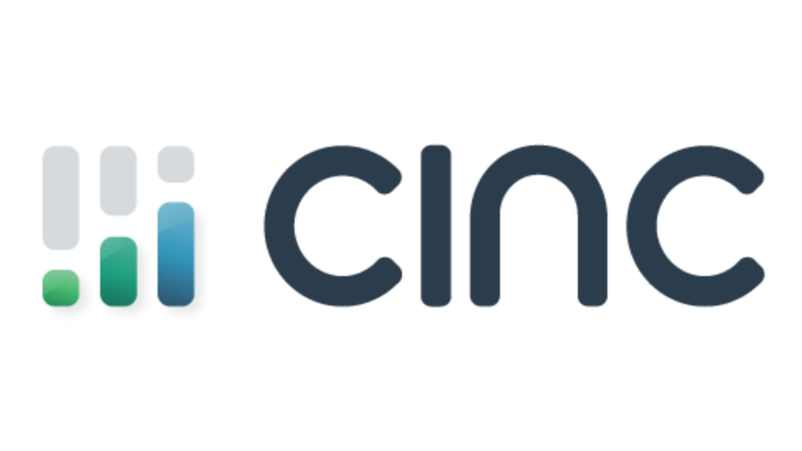software name cinc and logo with six bars forming a square