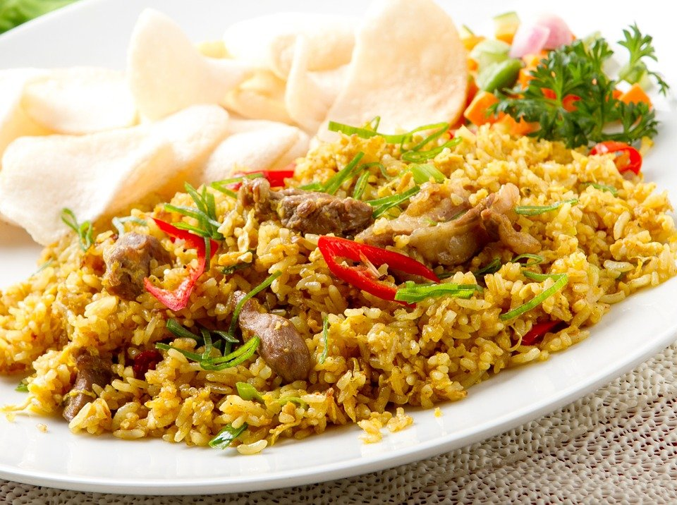 Fried, Rice, Menu, For, Lunch, Dinner, Food, Cafe