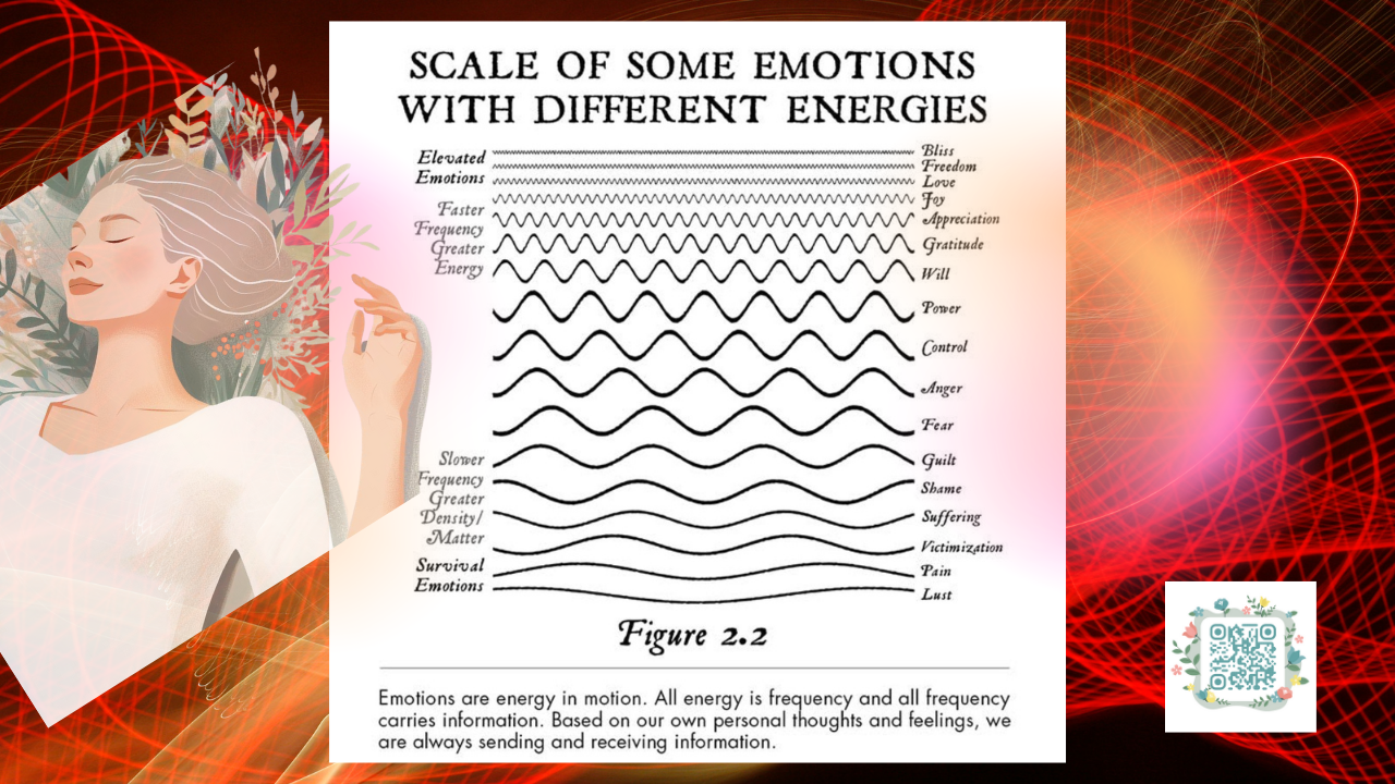 Scale of emotions with different energies