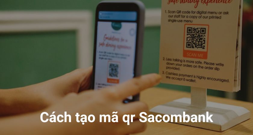 Tạo mã QR Sacombank