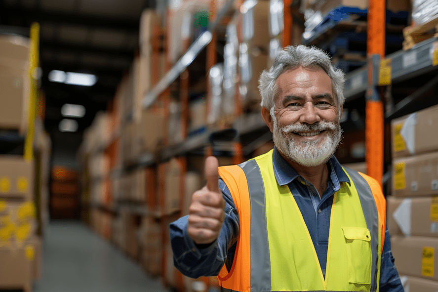 warehouse_manager_smiling_shows_thumbs_up
