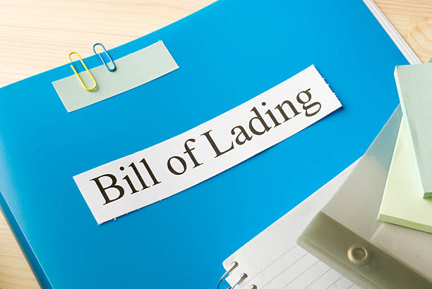 vehicle bill, lading forms, company stamp