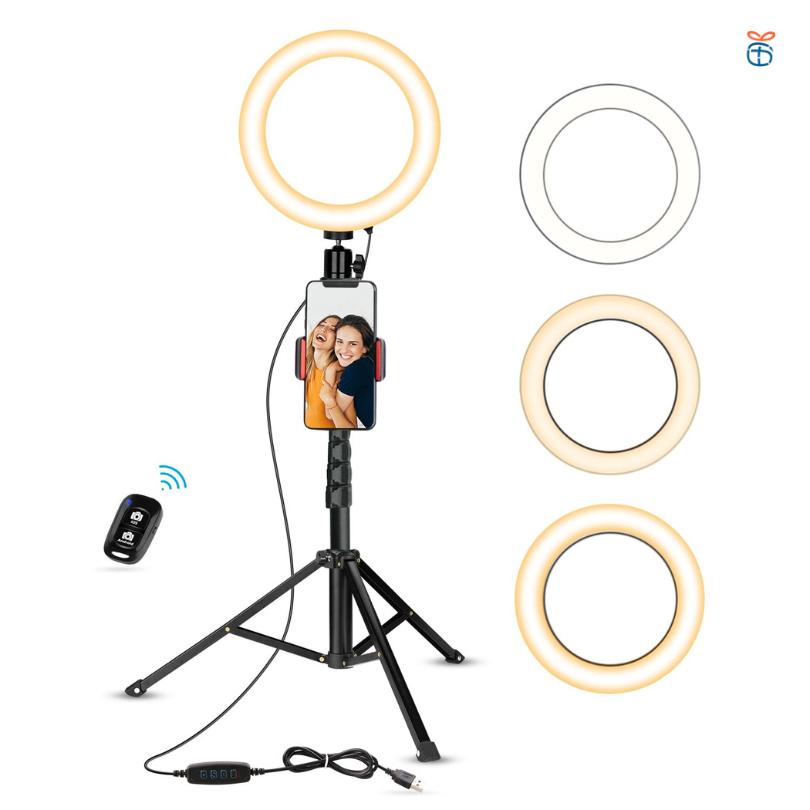 UBeesize Ringlight YouTube Photography Compatible as a gift for bloggers