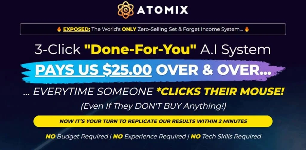 Atomix Menu