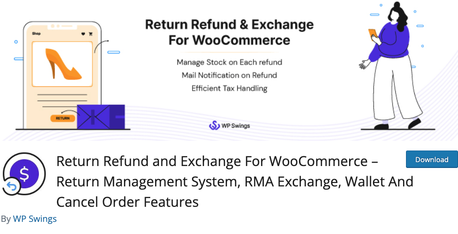 Return, Refund, and Exchange Manager for WooCommerce inventory management system plugin