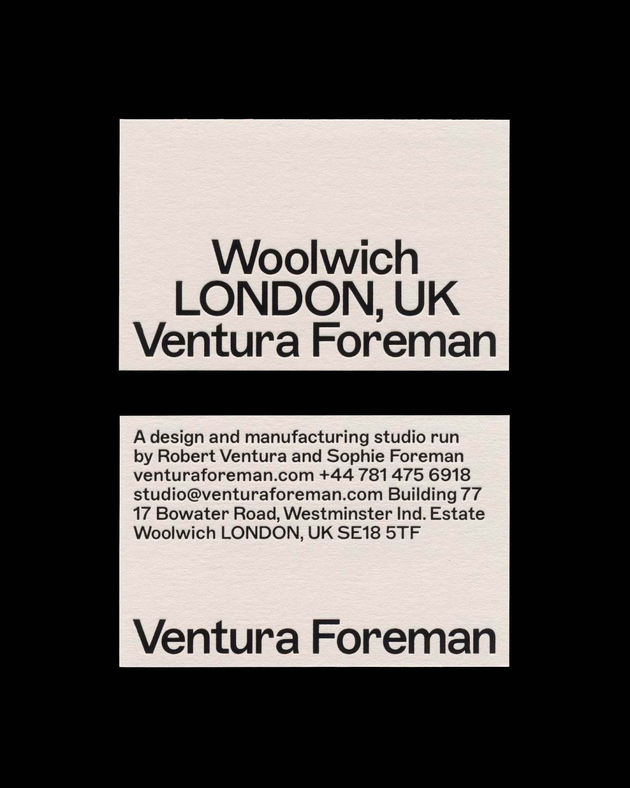 Artifact from the Unveiling Ventura Foreman's Unique Branding and Visual Identity article on abduzeedo