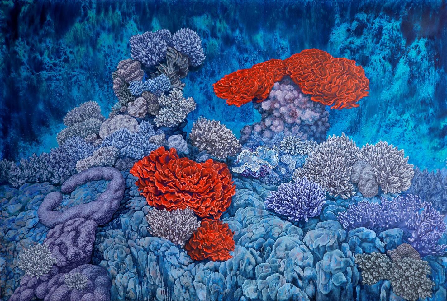 A painting of coral reef

Description automatically generated