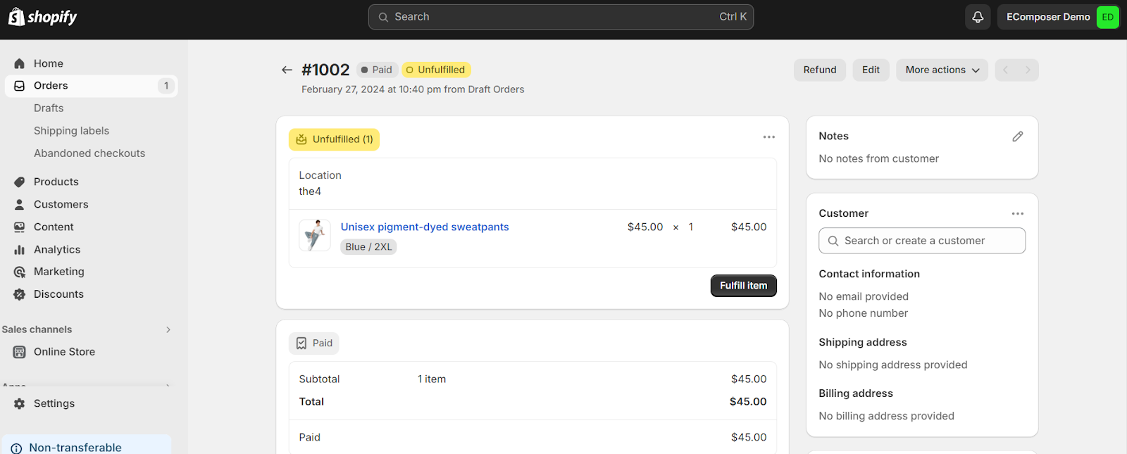 How to Create an Invoice on Shopify