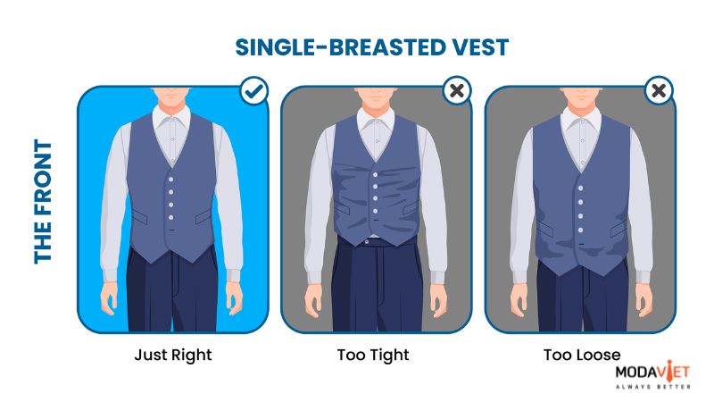 Những lỗi sai phổ biến khiến quý ông mất điểm khi mặc áo vest đồng phục