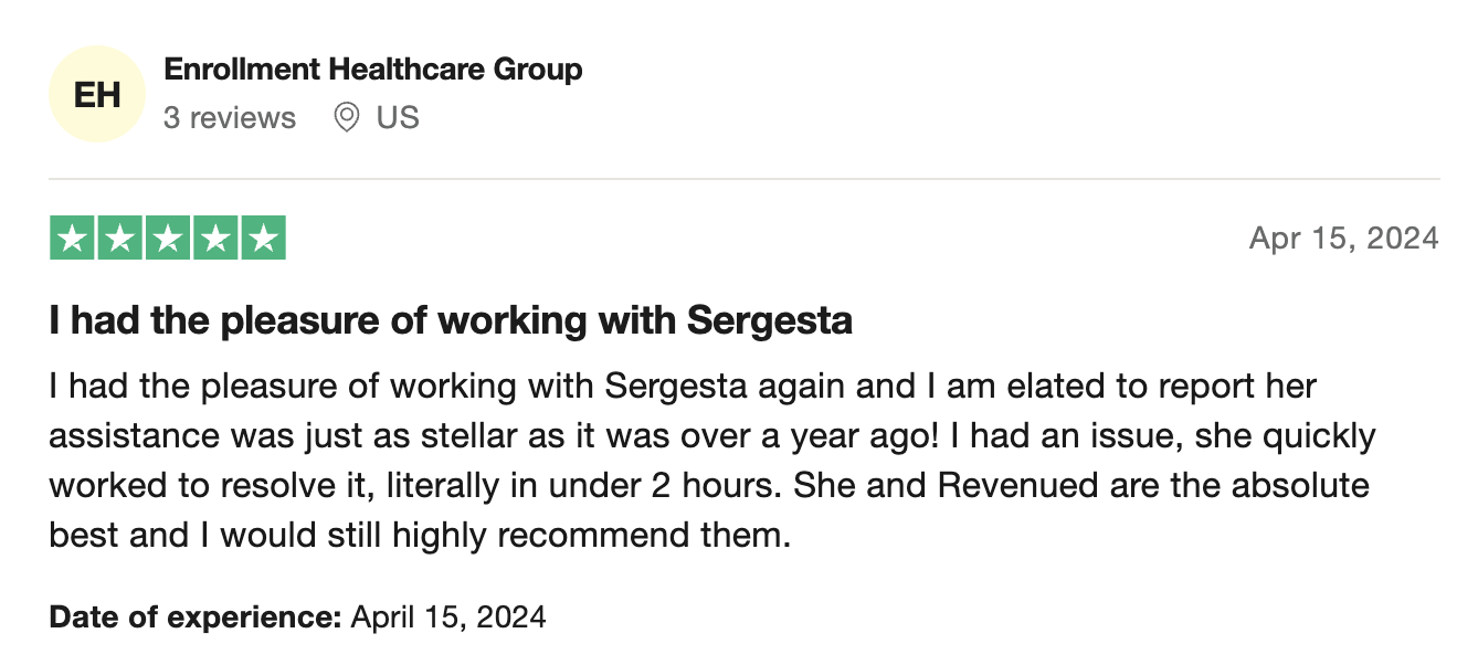 Revenued customer service