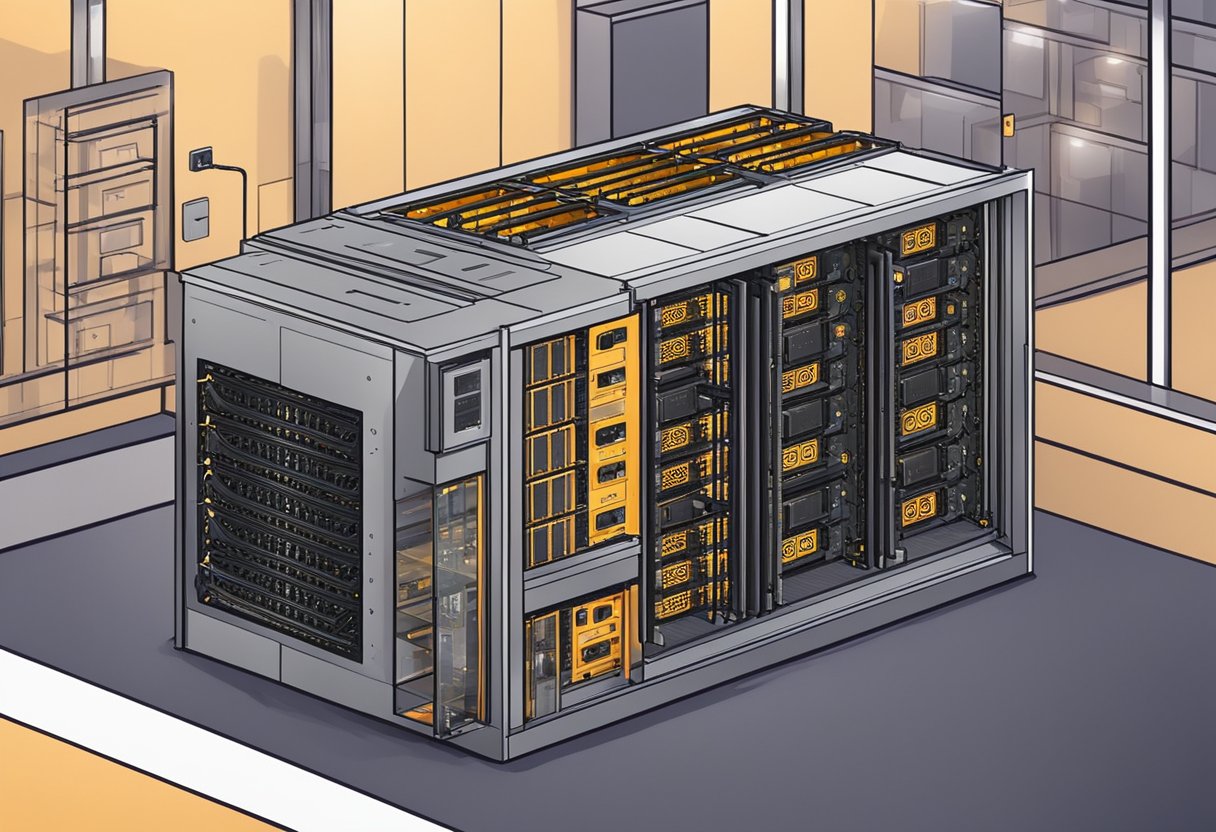 A mining rig hums with activity, 4g memory/Cryptocurrency mining MSI toggled on, optimizing efficiency