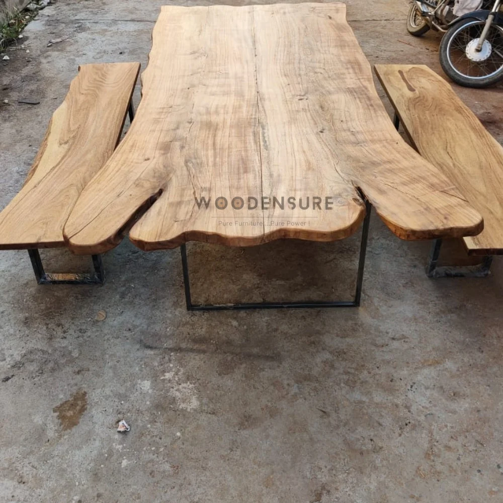 A live edge table for dining room