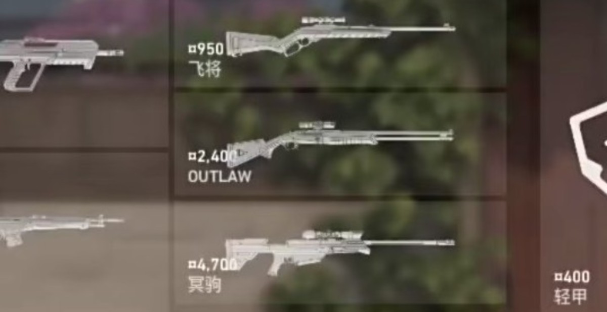 Outlaw leaks new guns in Valorant