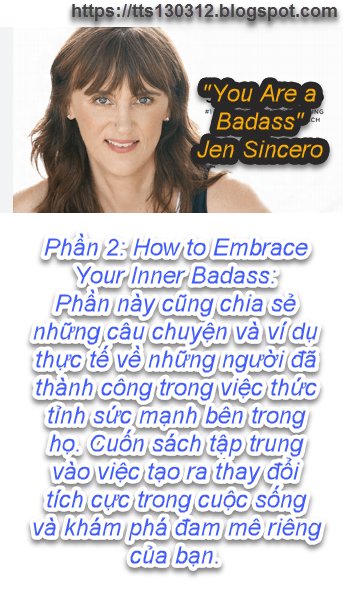 Tóm Tắt Sách "You Are a Badass" - Jen Sincero: Hãy Thức Tỉnh Sức Mạnh Bên Trong Bạn tts130312