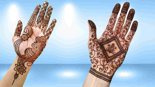 Modern mehndi design