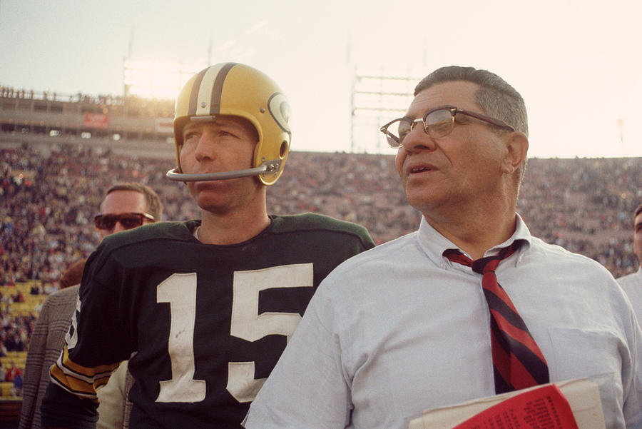 Vince Lombardi and Bart Starr