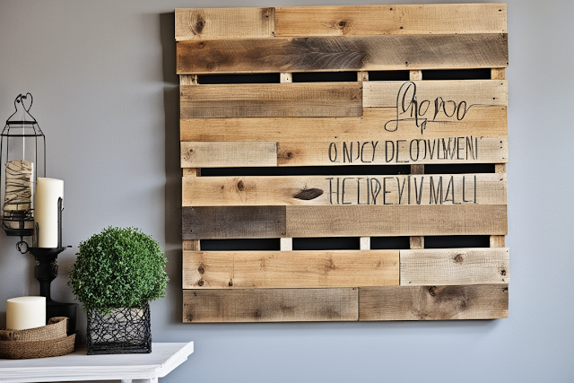 Rustic Pallet Wall Art