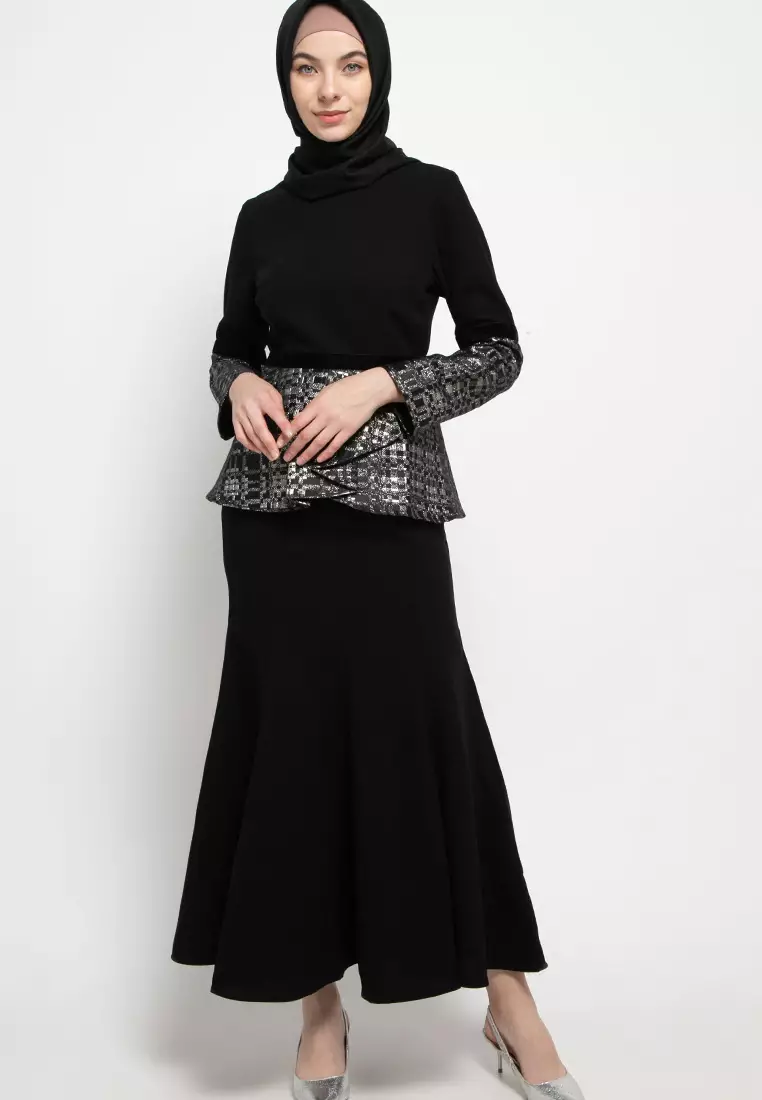 Rekomendasi Gamis Kombinasi 2 Warna Cantik Zalora Thread 4966