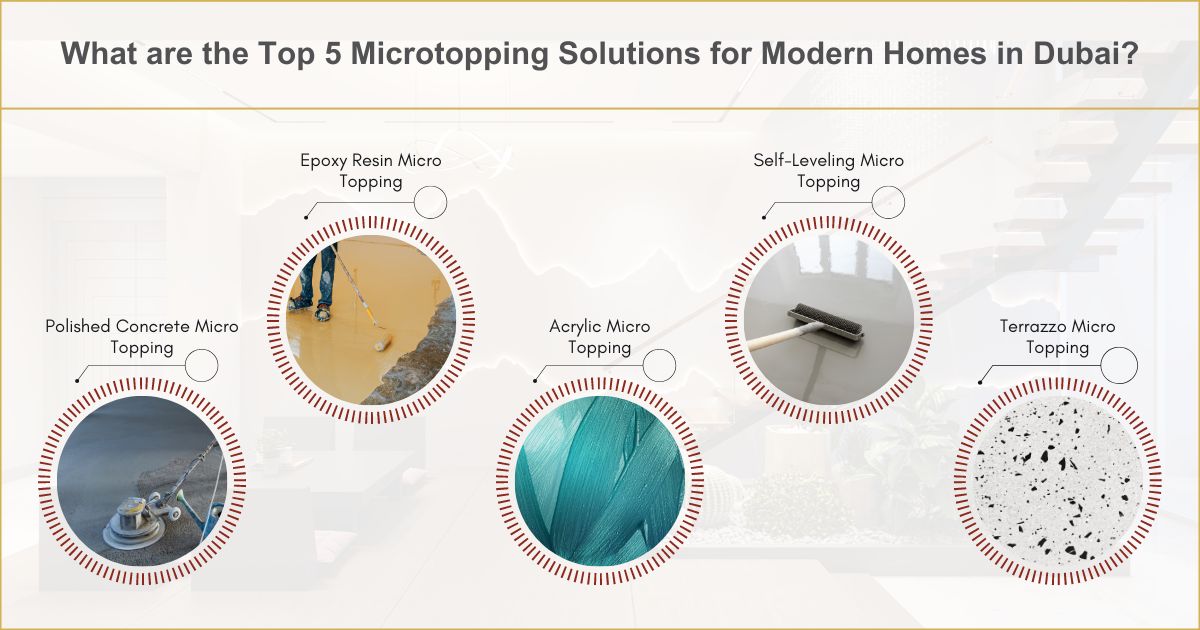 Top 5 Microtopping Solutions For A Stylish And Modern Home In Dubai