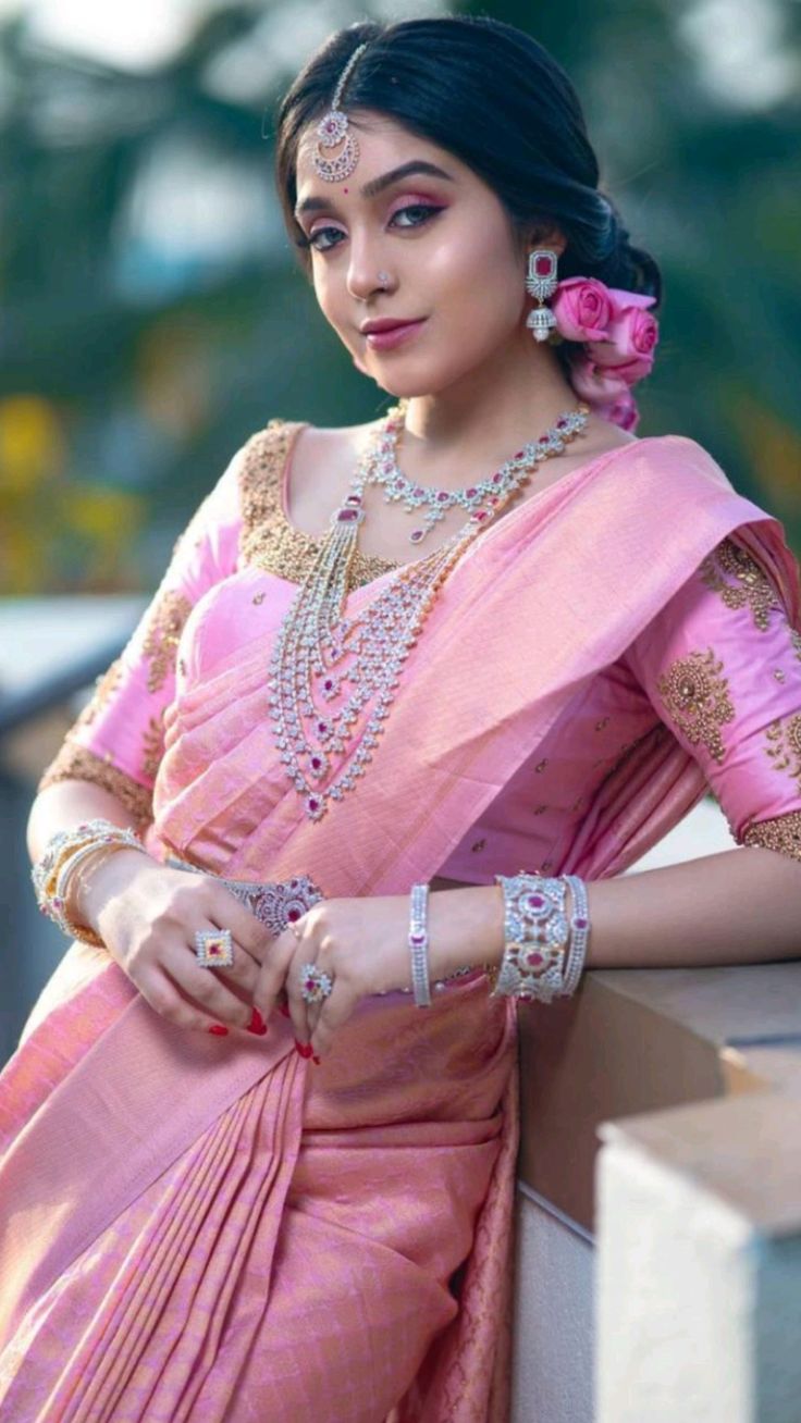 How To Pick Right Matching Jewelry For Sarees • South India Jewels