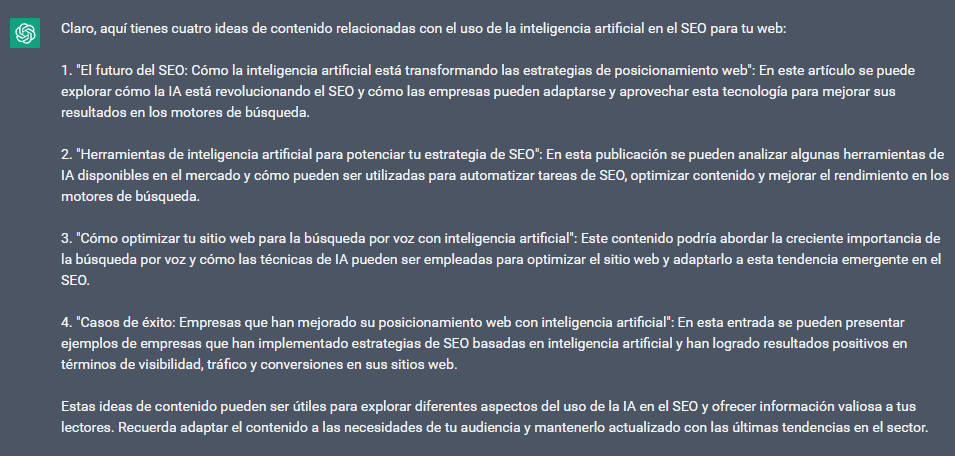 promtp chatgpt inteligencia artificial