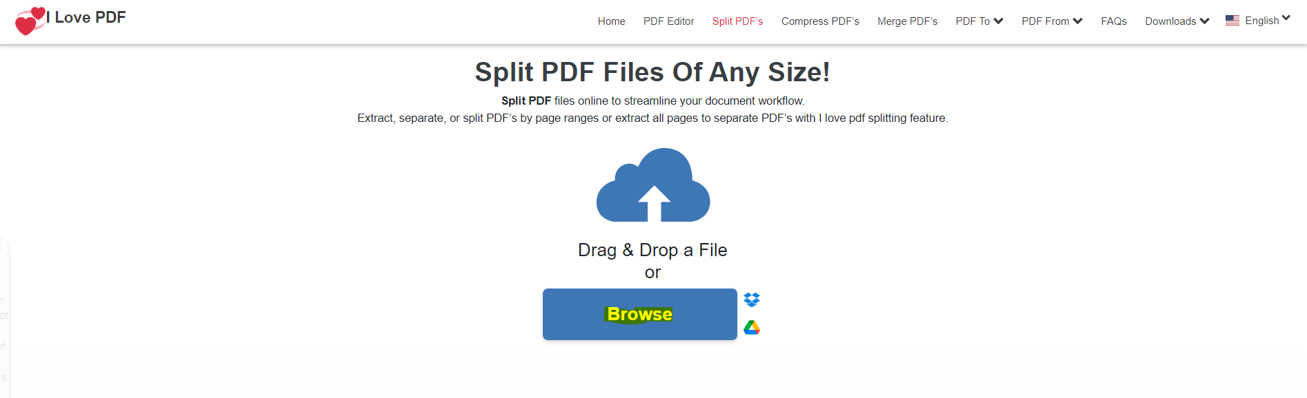 Split PDF