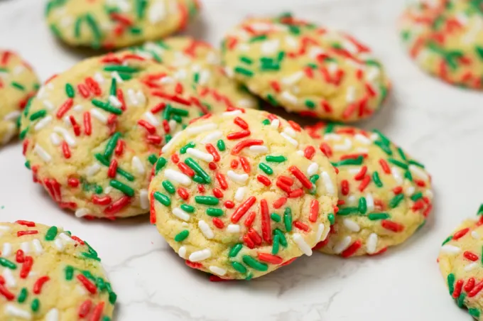 no chill sprinkle cookies
