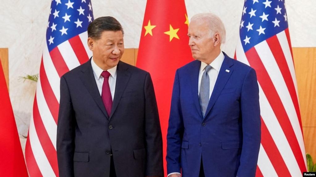 Ông Biden và ông Tập bên lề thượng đỉnh G20, Bali, Indonesia, 2022.