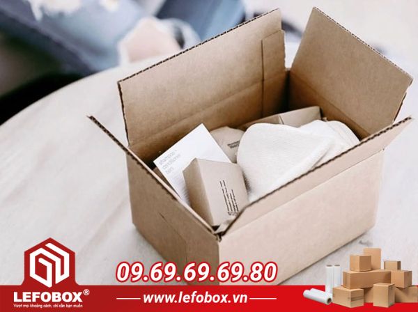 Thùng Carton Cũ 3 lớp 40x28x18cm, giấy siêu cứng, không in ấn bên ngoài