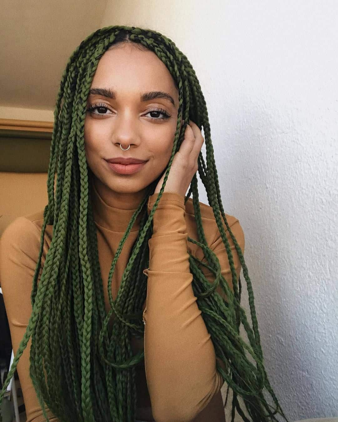 Olive Green  braid