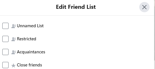 edit friend list