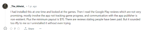 A Testerup review from someone who got rid of the app because of other negative reviews they read. 