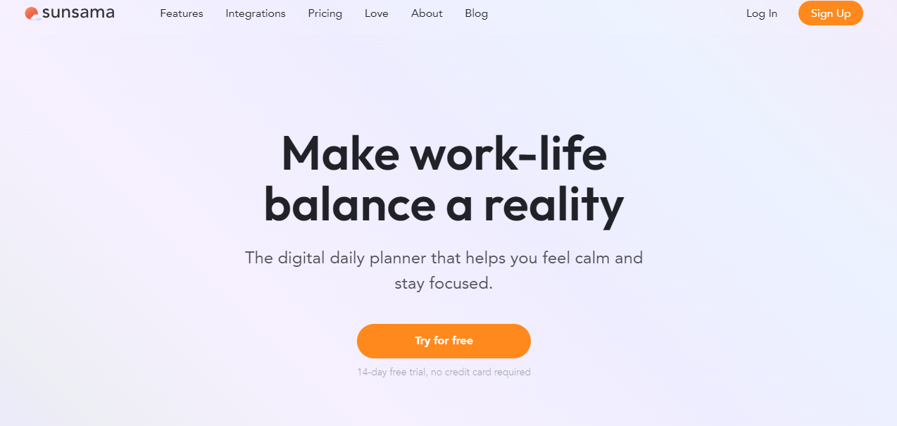 Sunsama: Make work-life balance a reality