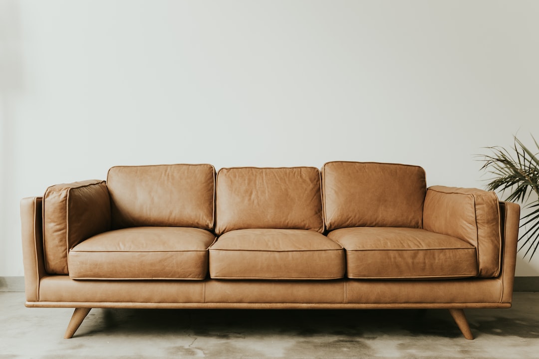 Bruine sofa 