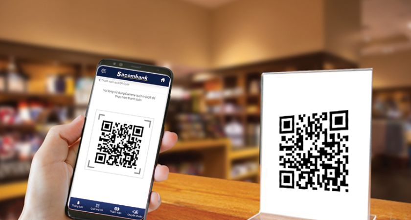 Tạo mã QR Sacombank