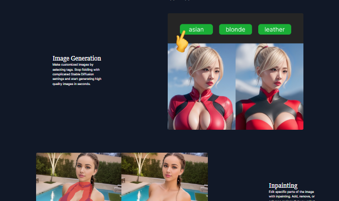 Pornpen.ai - Customized AI Porn Images by Selecting Tags